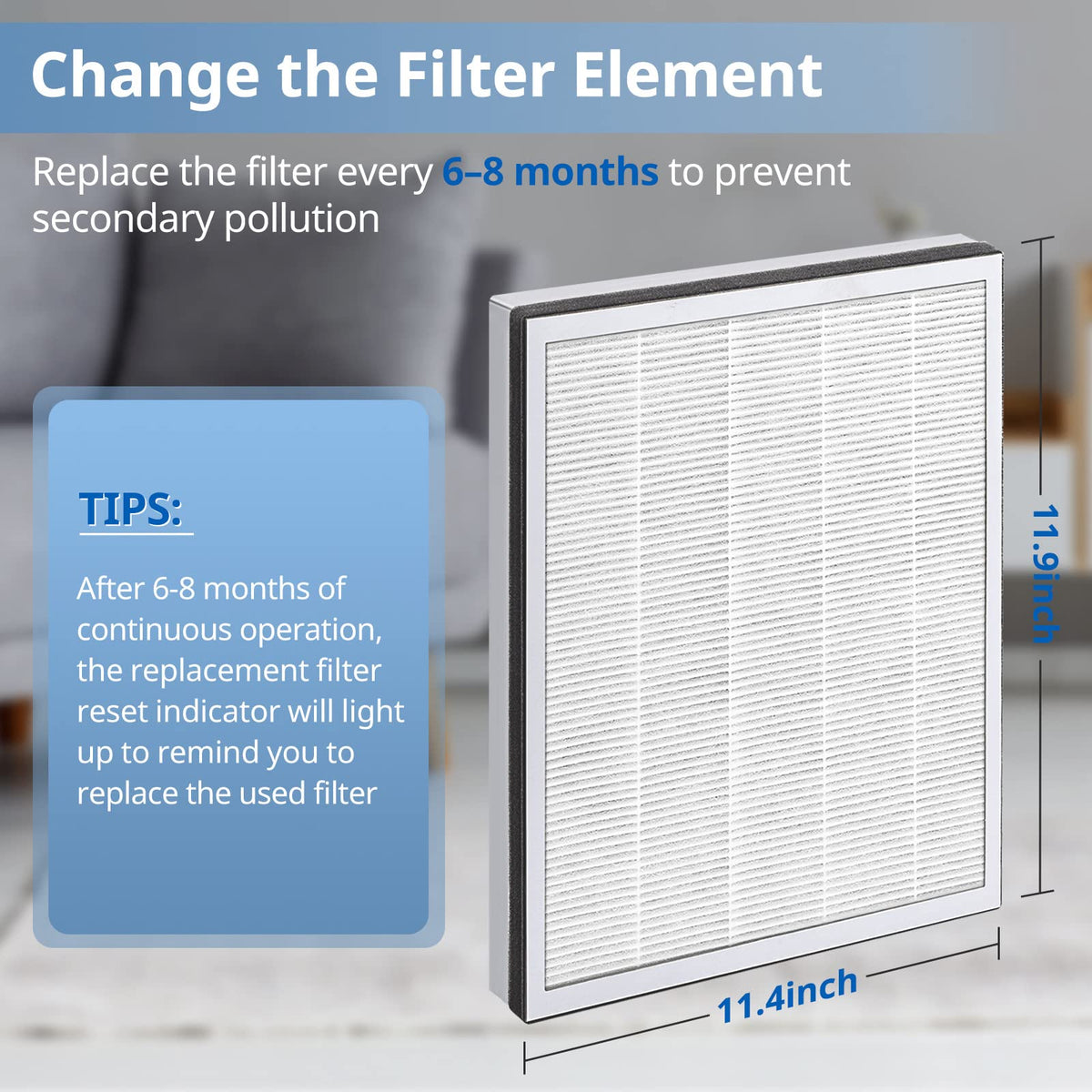 2 Pack Vital 100 True HEPA Replacement Filter Compatible with LEVOIT Vital 100 Air Purifier, H13 and High-Efficiency Activated Carbon Set, Part Number 100-RF LINNIW