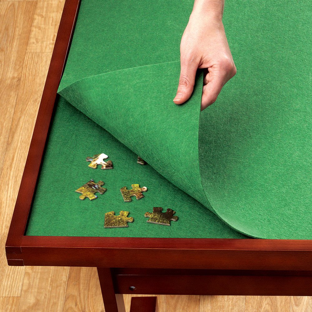 Bits and Pieces - Adjustable Puzzle Tableau - Folding Jigsaw Puzzle Accessory Table - Portable Table with Wheels for Easy Transport - Tilts Bits and Pieces