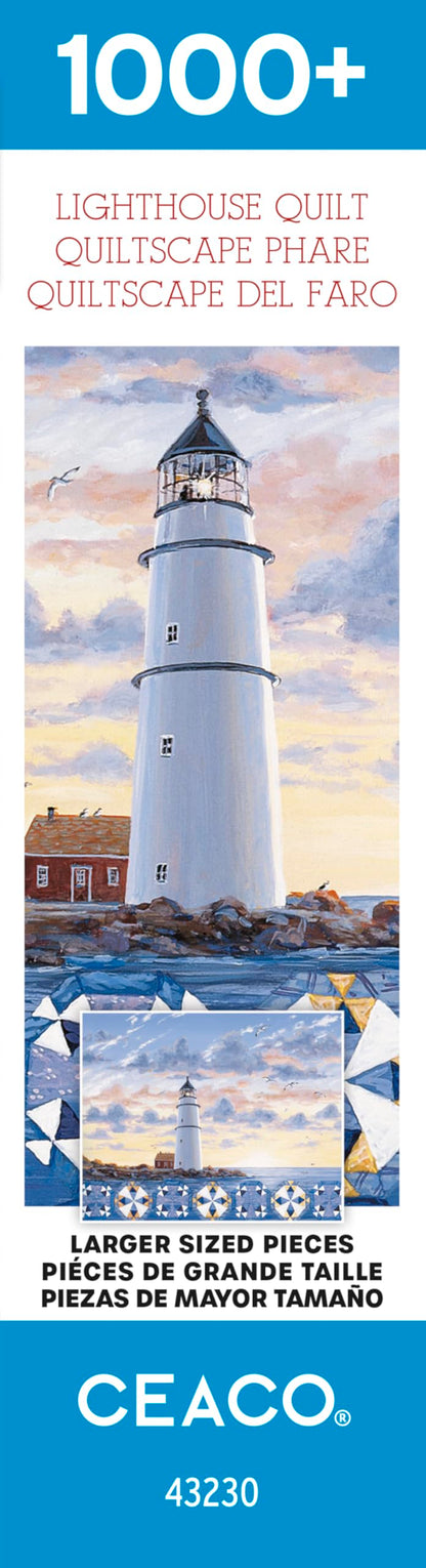 Ceaco - Lighthouse Quilt - 1000 Larger Sized Piece Jigsaw Puzzle