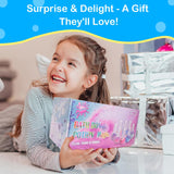 Magic Potion Maker Kit for Kids Ages 4-8 | 8-Pack Bath Toys with Hidden Mini Toys & 2 Refills | STEM Bubble Bath Bomb Set, Fun Educational Bath Time Activity Persidra