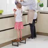 Wooden Step Stool for Kid - Step Stool for Adult 350 Lbs,Kitchen/Bathroom Small Step Stool for Toddler (Step NEW-001) JANE EYRE