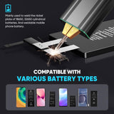 Seesii Battery Spot Welder with 5.0Ah Battery: Upgraded Handheld Mini Portable Spot Welder for 18650 Battery, Welding Nickel Sheets 0.1-0.2mm, Iron,Stainless Steel Sheets, 80 Gear,Auto and Manual Mode Seesii