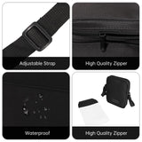 5 Pcs Sublimation Bags Blanks,Sublimation Shoulder Bag Sport Bag Crossbody Bag Blanks to Decorate Painting Crafting Sublimation DIY for Gift JACYUIG