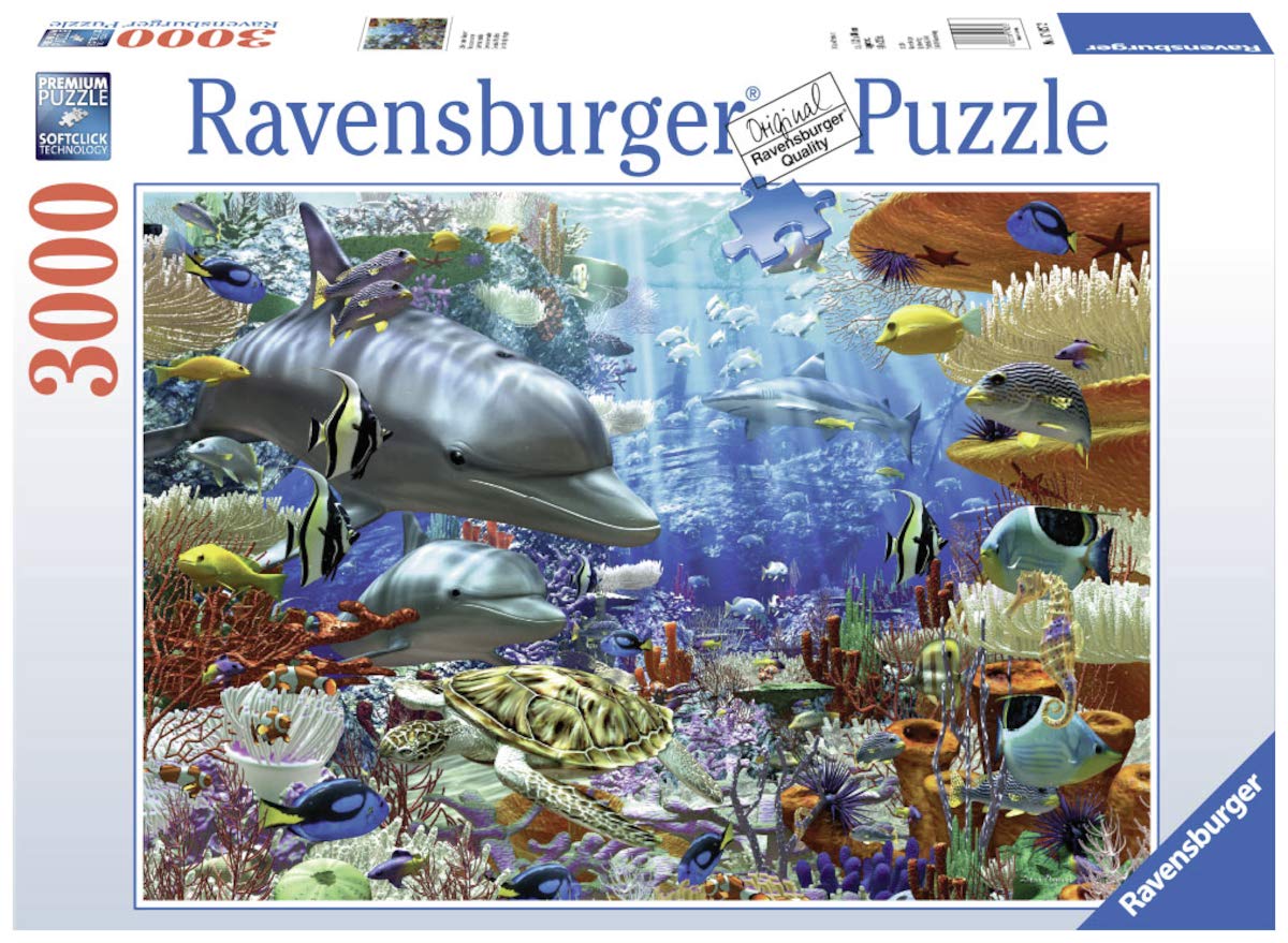 Ravensburger Oceanic Wonders 3000 Piece Jigsaw Puzzle for Adults - 17027 - Handcrafted Tooling, Durable Blueboard, Every Piece Fits Together Perfectly