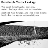 XATAMIO Trampoline Shade Cover,Outdoor Trampoline Cover 8ft 10ft 12ft 14ft 16ft Sun Protection Trampoline Sun Shade Cover,Easy to Install,for Backyard Playground(14FT 6 Poles) XATAMIO