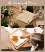 Wakhow Flower Press Kit – 11" x 11" Large Wooden Flower Presser for Adults & Teens | DIY Bouquet Preservation & Dried Flower Art | Ideal Gift for Nature & Craft Lovers Wakhow