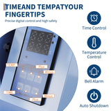 16x20 Heat Press, Digital Professional Sublimation Machine, Fast Heating, Industrial Quality with Adjustable Pressure Industrial Digital Heat Press Machine Sublimation for T-Shirt, Light Blue ExploreHorizon