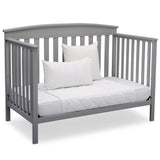 Delta Children Gateway 4-in-1 Convertible Crib - Greenguard Gold Certified, Grey Delta Children