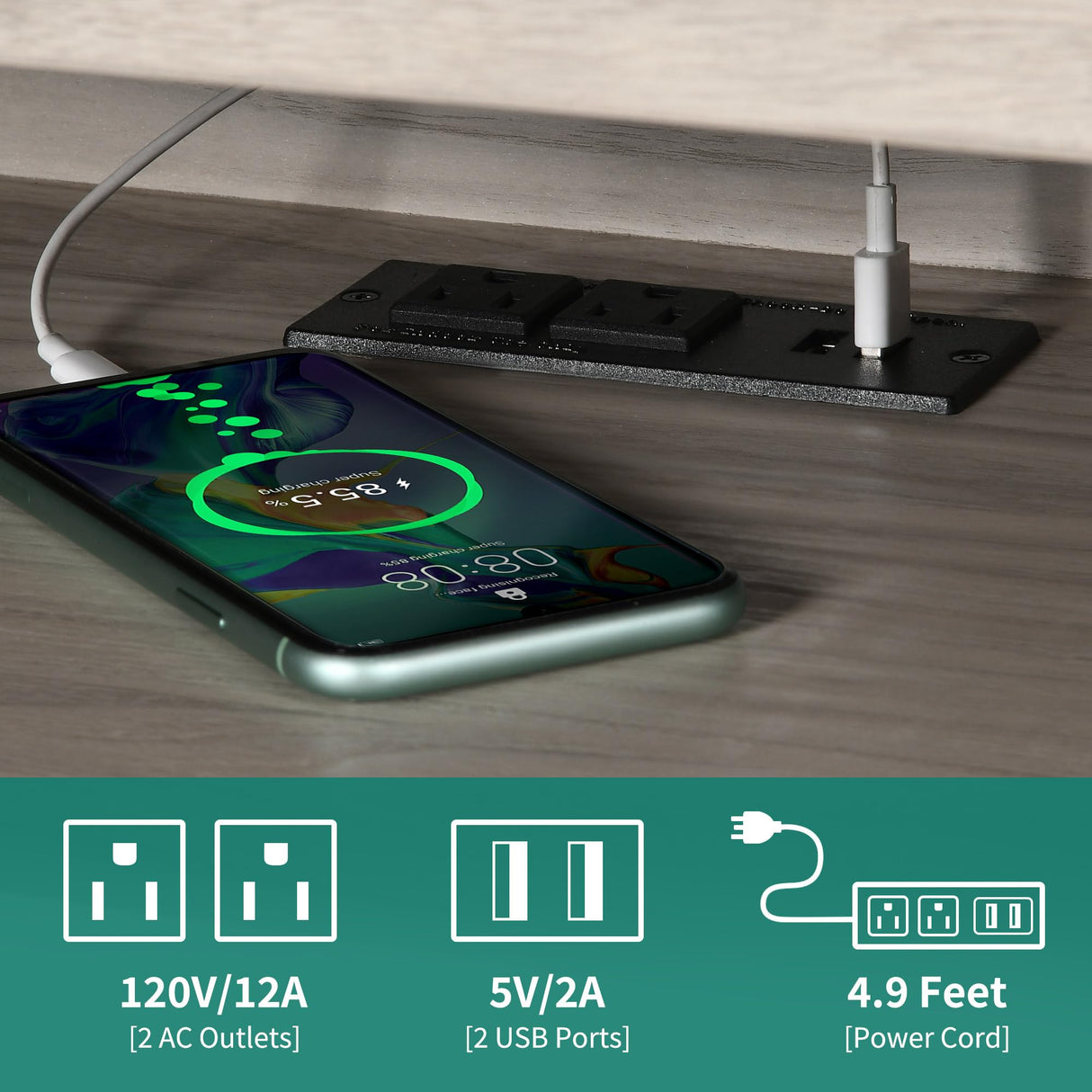 DWVO TV Stand for 75 Inch TV with Power Outlets, LED TV Stands Farmhouse Entertainment Center TV Media Console with Sliding Barn Doors for Living Room, Off White & Walnut Grain, Leaf TV Table DWVO