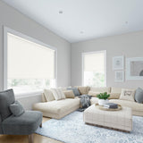 LEVOLOR Basics Cordless Fabric Roller Shade, Easy to Install Blackout Shades for Windows, Neutral White, Fits up to 21” Width and 72” Length, Home Solution for Any Space or Room Decor LEVOLOR