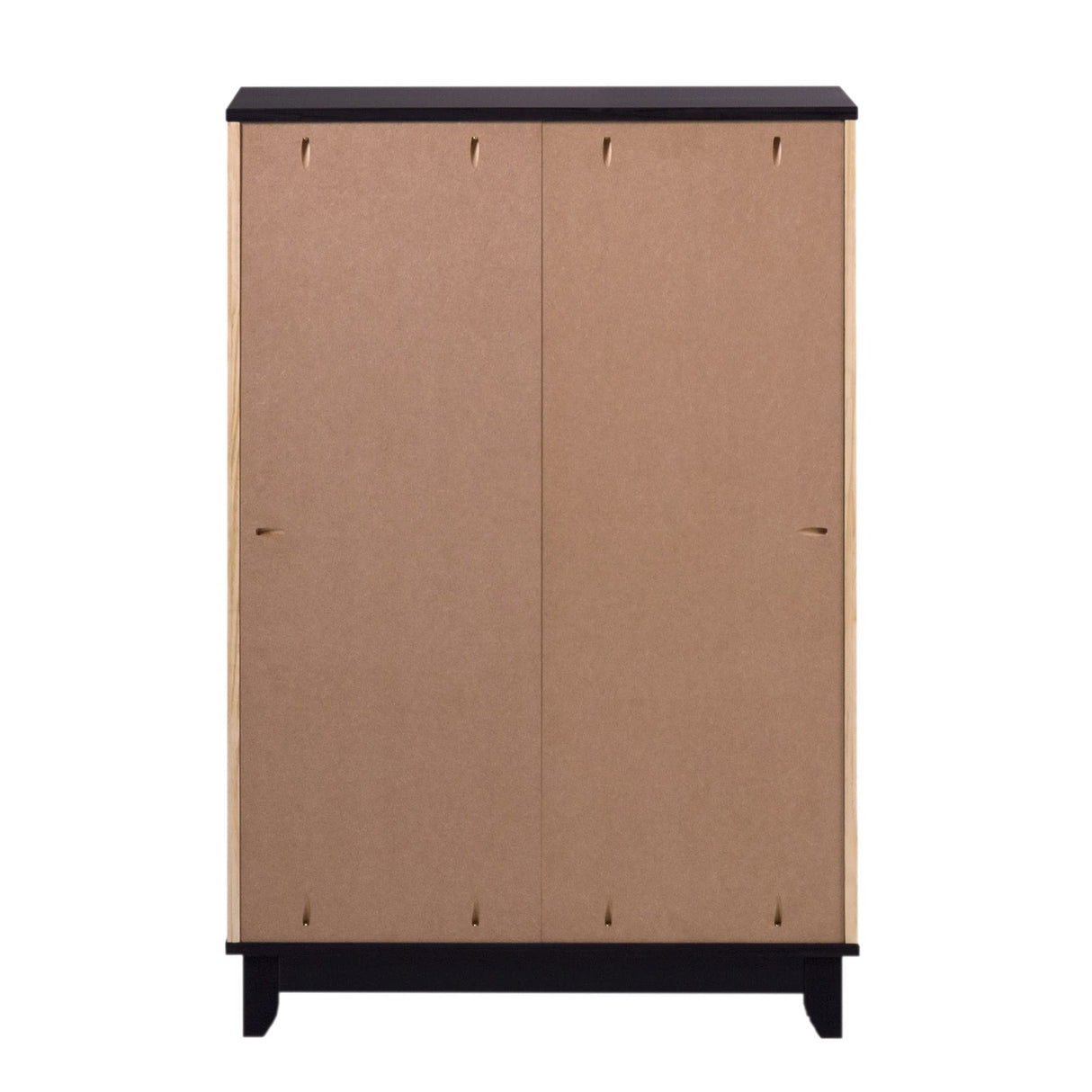 Walker Edison Orin Contemporary 4-Drawer Tall Solid Wood Dresser, 42 Inch, Black Walker Edison