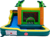 HapCap Commercial Bounce House Water Slide Combo with Blower for Kids or Adults,PVC Semi Commercial,Large Jumping House,Wet Dry Bounce House,Outdoor Birthday Party,15' x 13'x 9.4' (Without Blower) Hapcap