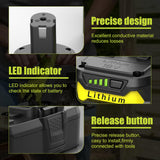 BECDXPal 2 Pack 4.0Ah Replacement for Ryobi 18V Battery P108 Li-ion Replacement for Ryobi 18V ONE+ Battery Compatible with Ryobi P102 P108 P103 P105 P107 P109 P104 18Volt Power Cordless Tools BECDXPal