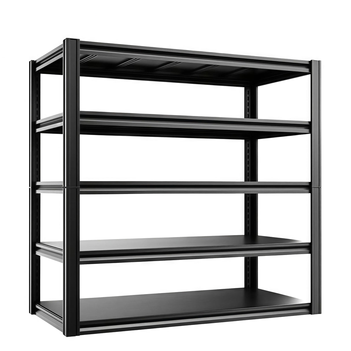 LI JIU HOME 6-Tier 55" W x 24" D x 84" H Garage Shelving 3500LBS Storage Shelves Heavy Duty Metal Shelf Unit Adjustable Basement Industrial Storage Racks (84 * 55 * 24) LI JIU HOME