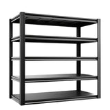 LI JIU HOME 6-Tier 55" W x 24" D x 84" H Garage Shelving 3500LBS Storage Shelves Heavy Duty Metal Shelf Unit Adjustable Basement Industrial Storage Racks (84 * 55 * 24) LI JIU HOME