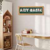 CUSTOM STEWARD Personalized Wooden Photo Frame, Personalized Custom Letter Collage Photo Frame with Name, Best Gift for Dad, Mom and Family,Desk or Wall Photo Collage Frame CUSTOM STEWARD