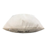 JUSTRY 4 PCS Sublimation Blanks Linen Pillow Cases 16 x 16 Inch Cushion Cover Throw Pillow Covers for Chair Sofa Vinyl HTV with Invisible Zippers DIY Blanks Pillow Case No Pillow Insert JUSTRY