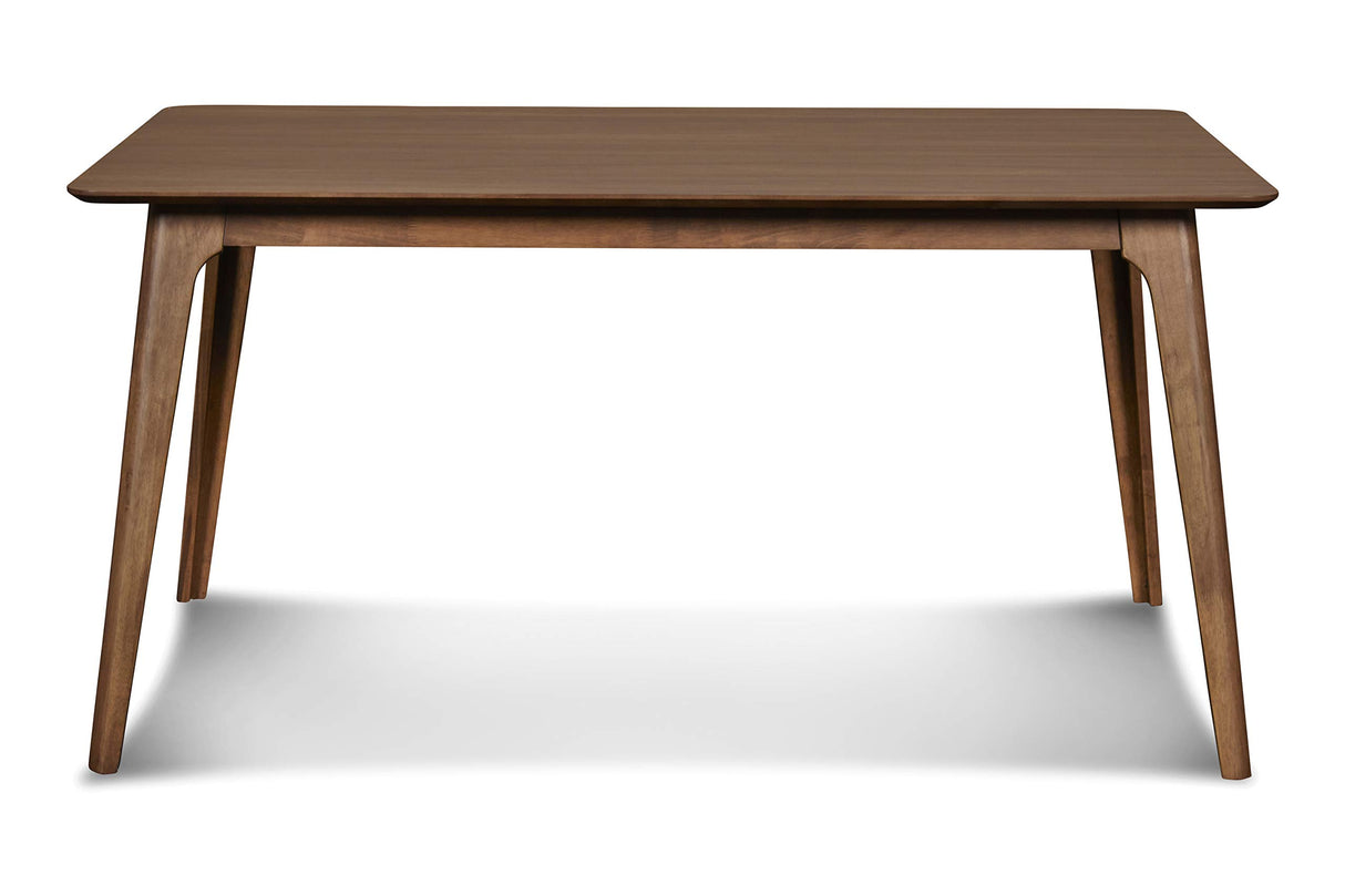 New Classic Furniture Mid-Century Modern Oscar Dining Table, 60-Inch, Walnut New Classic Furniture