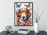 SAIMIUBO Diamond Painting Kits for Adults,Dog Full Drill Diamond Art Kits for Adults Beginners,Round 5D DIY Diamond Dots Paintings,Diamond Art Painting Home Wall Decor 12x16 inch SAIMIUBO