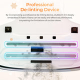 JIGOO Mattress Vacuum Cleaner UV Sanitizing, Anti-allergen Bed Cleaner with 12Kpa Suction, Handheld Vacuums for Dust & Pet Hair, Effectively Clean Up Bed, Pillows, Cloth Sofas, Carpets JIGOO