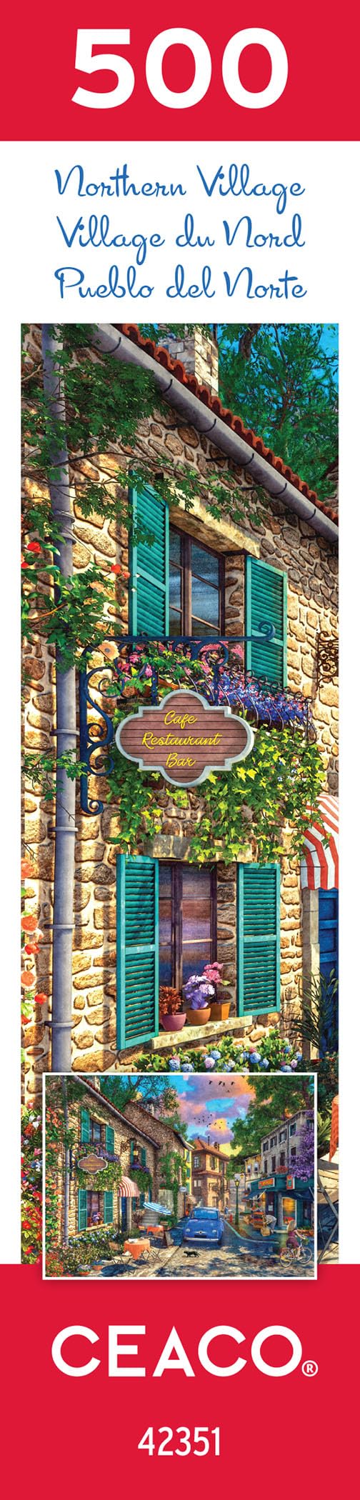 Ceaco - Around The World - Northern Village - 500 Piece Jigsaw Puzzle