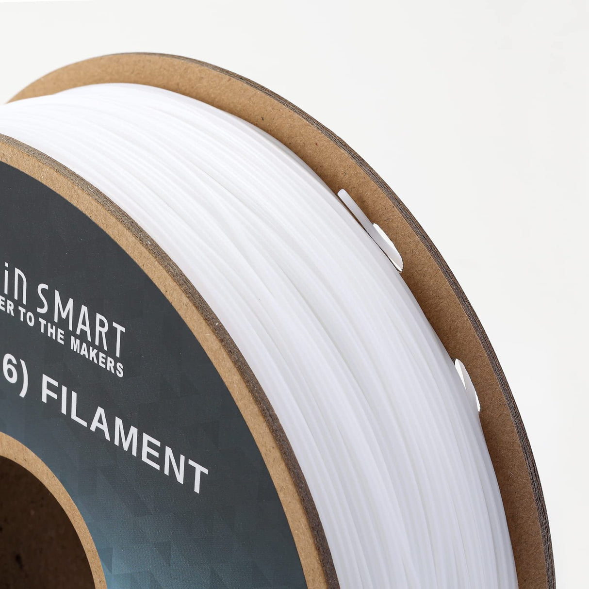 SainSmart PA6 Nylon Filament 1.75mm 3D Printer Filament, 1kg Cardboard Spool(2.2lbs), Dimensional Accuracy +/- 0.04 mm, Fit Most FDM Printer (White) SainSmart