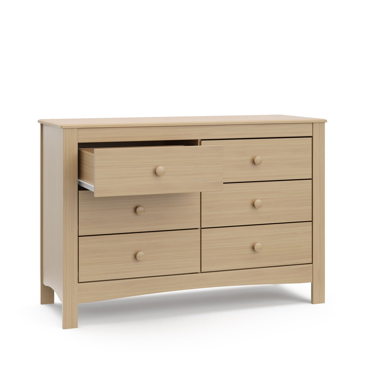 Graco Noah 6-Drawer Dresser (Driftwood) – GREENGUARD Gold Certified, Wood Dresser for Bedroom, Kids & Nursery Storage Chest, Safety Interlocking Drawers, Pre-Installed Tracks, Kids Chest Graco
