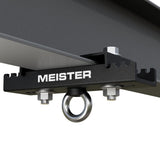 Meister Beam Clamp Hanger Mount for Boxing & MMA Heavy Bags, Suspension Straps & Ceiling Fixtures - Black - 3.5" - 5.5" Meister