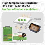 (125PCS) Air Fryer Liners, Disposable for Ninja Dual Air Fryer accessories, Parchment Paper liners rectangle 8.6''*5.5'',Air Fryer Disposable Paper Liner,With Air Fryer Accessories Cook Times. AYGXU