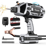 Faiuot Portable Welding Machine,110V Handheld Welder with IGBT Inverter 6 Variable Current Adjustment, Portable ARC Welder Gun Fits for 3/32"-1/8" Wire rods Electric Stick Welder Machine Kit (Grey) Faiuot