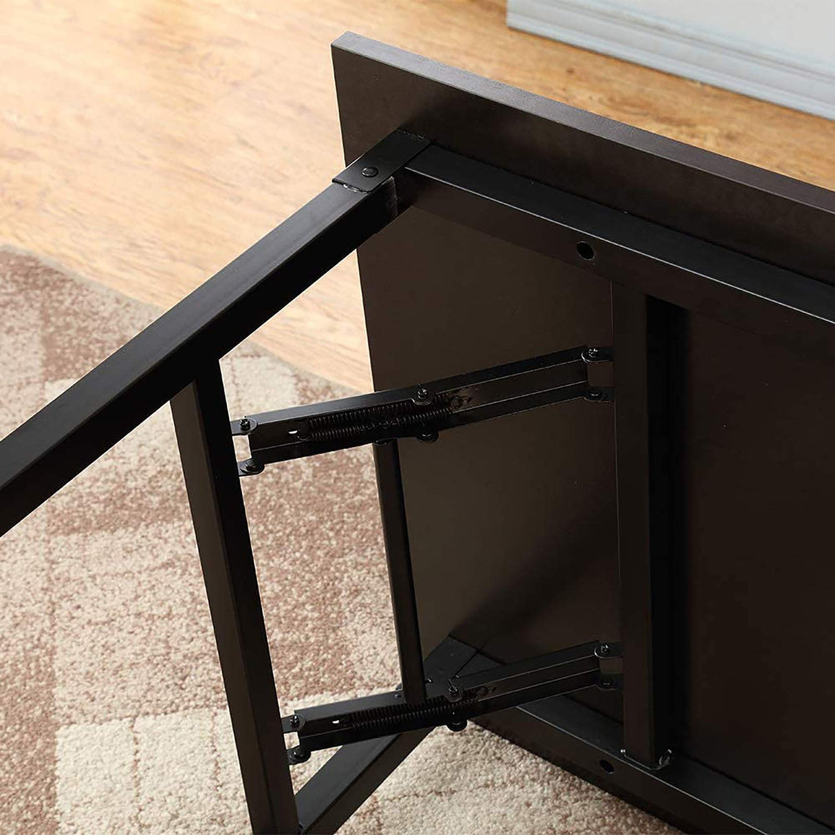 Need Home Office Desk - 60 Inches Large Computer Desk Sturdy Black Table Foldable Desk Gaming Computer Table No Assembly Required AC5CB 60 inch Need