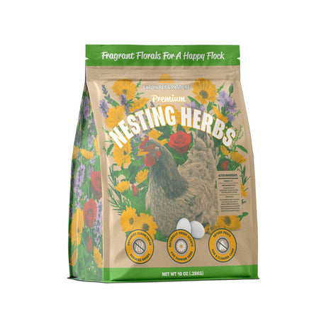 Eaton Pet & Pasture Premium Nesting Herbs, Aromatic Blend for Nesting Boxes & Chicken Coop, Natural Refresher & Pest Deterrent Eaton Pet and Pasture