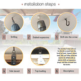 Lsjoaw Bamboo Blinds 40x40in/102x102cm Bamboo Roll Up Blind Shades Roller Window Shades Patio Shades Roll Up with Lift Bamboo Shades for Windows Porch Balcony Reed Shades,Black Lsjoaw