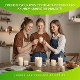 2LB Soy Wax Flakes, Natural Soy for Candle Making, Premium Candles Wax for Handmade Candles Making Supplies No additives Supplies for Container, Cup, Scented, DIY (890G / 32 OZ) Aaicandle