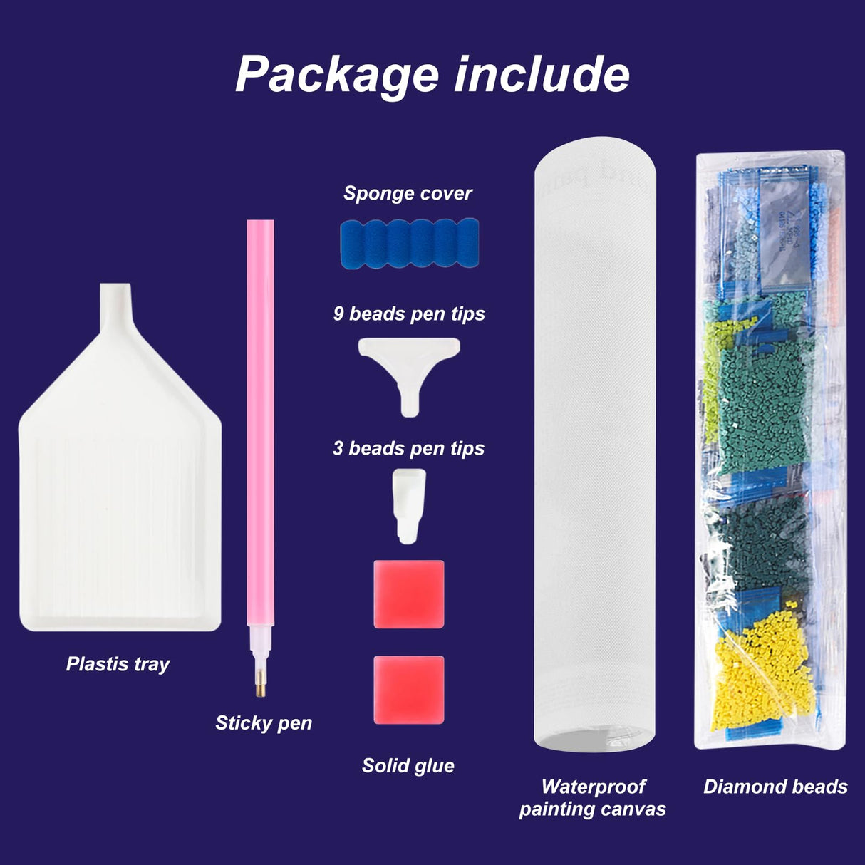 Stalente Diamond Painting Kits for Adults, 5D DIY Diamond Art Kits for Beginners Round Full Drill Diamond Painting for Home Wall Decoration Gift 12×12inch, Sunflower Stalente