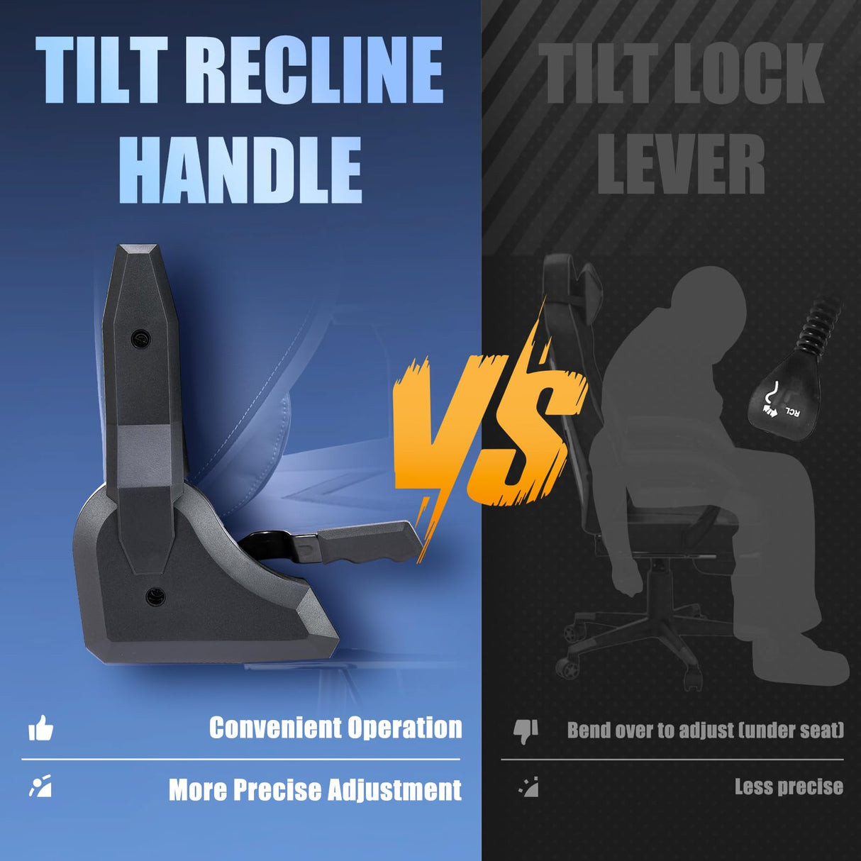 Big and Tall Gaming Chair with Footrest 350lbs-Racing Style Computer Gamer Chair, Ergonomic High Back PC Chair with Wide Seat, Reclining Back, 3D Armrest, Headrest and Lumbar Support for Adult-Black COLAMY