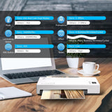 Buyounger Laminator Machine with 40 Laminating Sheets, A4 Laminator Thermal and Cold with Paper Trimmer & Corner Rounder, 9-Inch Laminating Machine for Home School Office Buyounger