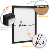 Heiple Set of 3 Framed Farmhouse Home Sweet Home Sign 11’’x14’’ Above Bed Wall Decor for Bedroom Decor and Living Room Wall Art Wood Signs (Black, 11''x14) Heiple