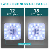 MiOYOOW LED Lamp DIY Kit, Soldering Practice Kit White LED Night Light, Practical Solder Project Kit, DIY Electronics Kit for Beginners, College High School Students and DIYers (18 LED Lights) MiOYOOW