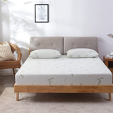 IULULU Queen Mattress in a Box, 8 Inch Memory Foam Mattress with Breathable Bamboo Cover, Green Tea Queen Size Mattress Made in USA for Cool Sleep, Medium Firm, CertiPUR-US Certified White IULULU