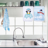 Patelai Sublimation Dishtowel Absorbent Multi Purpose Kitchen Dish Towels Blank DIY Kitchen Dishcloth Bathroom Towel for Kitchen Home,16 x 24 Inch (10) Patelai