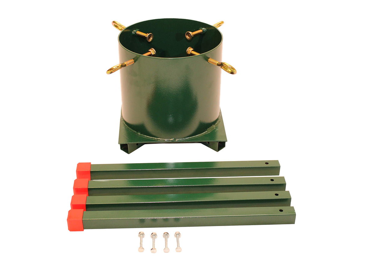 Goliath welded steel Christmas Tree Stand for Live Trees 8 to 16 Foot Goliath