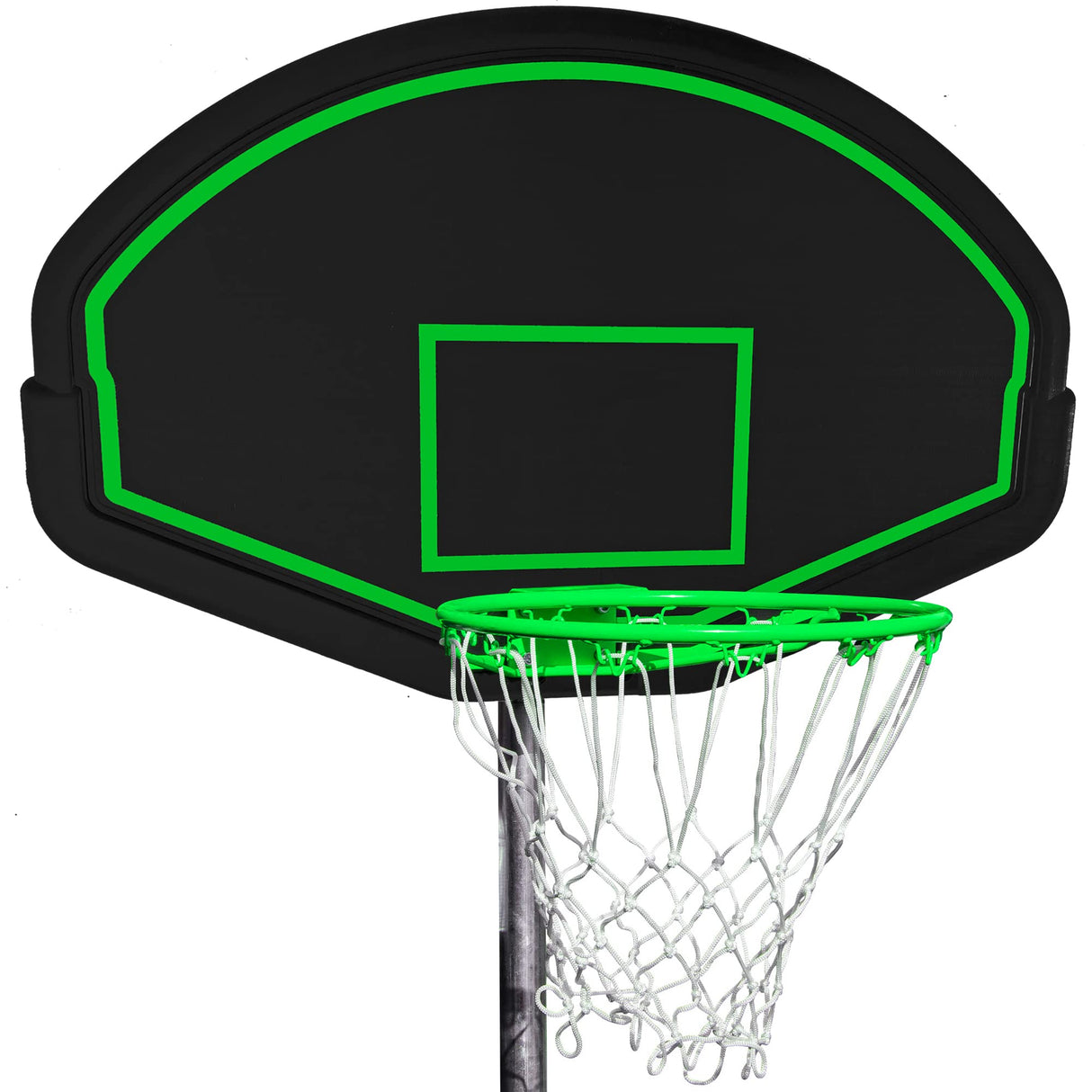 1500 LBS 16FT Outdoor Trampoline for Kids and Adults with Safety Enclosure Net, Basketball Hoop and Ladder (Green) Awlstar