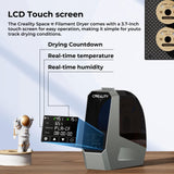 2025 Official Space Pi Filament Dryer Upgrade, 3D Printer Filament Dry Box with 360° PTC Fast Heating, 3.7'' LCD Touch Screen, One Key Set Filament dehydrator Fits 1.75/2.85mm PLA PETG ABS YOOPAI