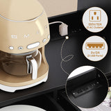 Grepatio 71" Kitchen Pantry Cabinet, Pantry Cabinet with Charging Station, Storage Cabinets with Door, Adjustable Shelves and Hooks, Farmhouse Kitchen Hutch for Dining Room, Living Room (Black) Grepatio