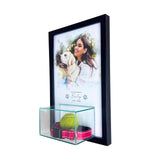 Perfect Cases Pet Memorial Display Case with 8x10 Photo Print and Display Case 7x4x4 Perfect Cases