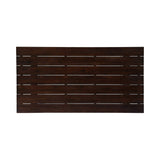 GDFStudio Rustic Farmhouse Acacia Wood Dining Table, Dark Brown and White GDFStudio