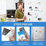 MaxGear Business Card Magnets Peel and Stick, Custom Magnets Business Cards, Personalized Magnet for Refrigerator, Custom Fridge Magnet, Adhesive Magnet, 3.5" x 2" Magnetic Business Cards 50 Pack MaxGear