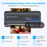 BONSEN A4 Laminator Machine, 9.33-Inch Thermal Laminator with Never Jam Technology, 100 Laminating Sheets, Laminates Photos Cards Documents, 4-in-1 Personal Laminators for Teachers Home Office School BONSEN