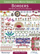 Cross Stitch Motif Series 3: Borders: 300 New Cross Stitch Motifs Tuva Publishing